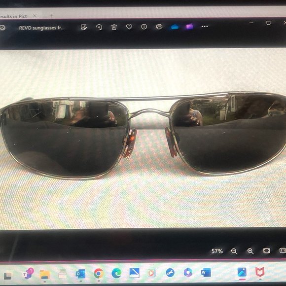 REVO sunglasses 3014 080/k3 6101b 125 polarized ITAL Metal FrameH20 Grey green - Picture 1 of 6
